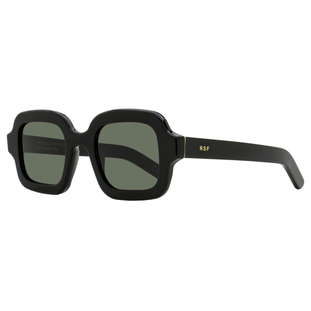 Retrosuperfuture Rounded Square Sunglasses Benz QHB Black 51mm